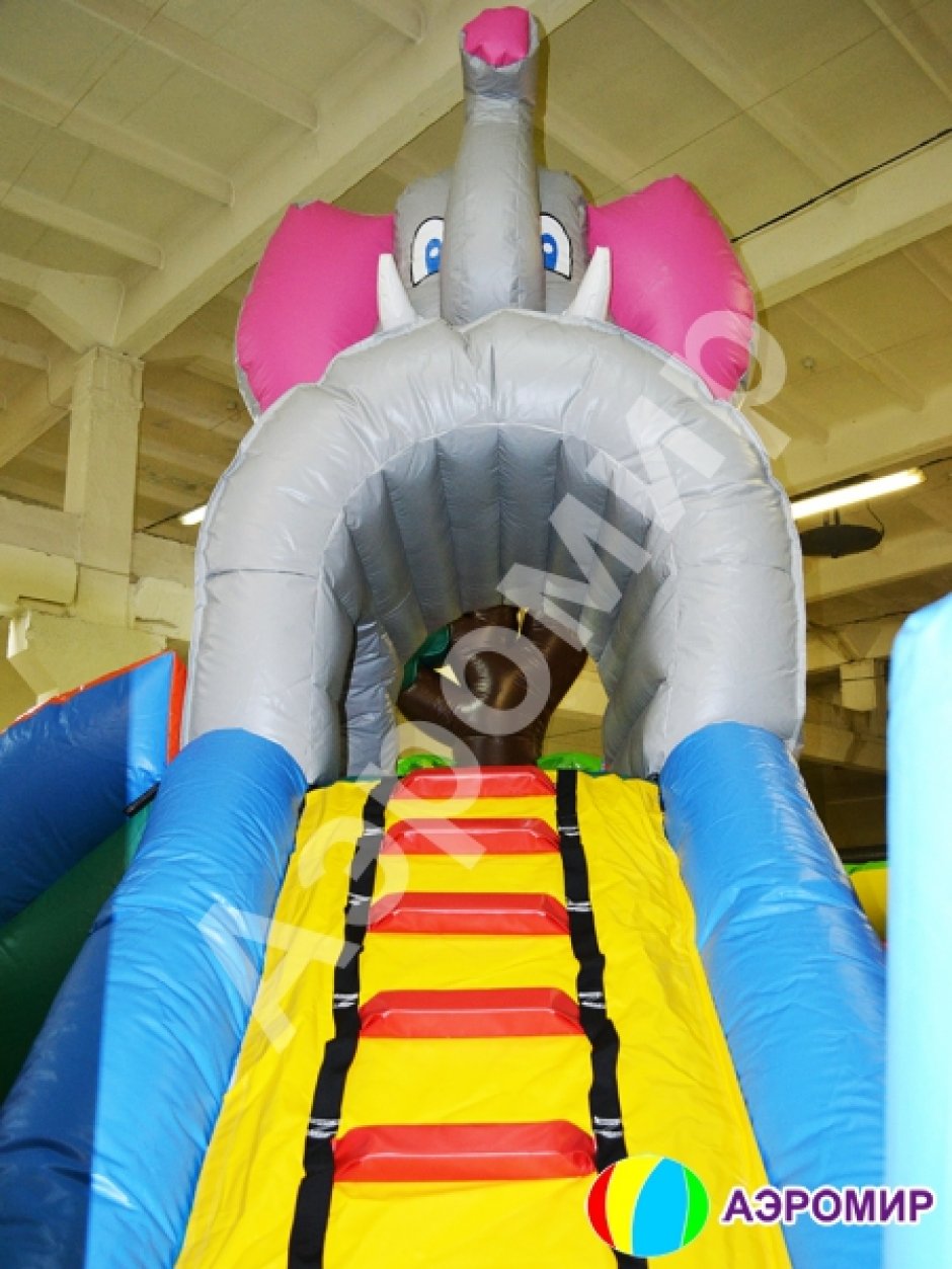 Большой надувной батут Чунга Чанга — коммерческий игровой надувной центр на 64 м²