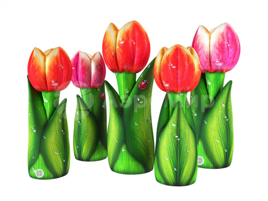 Тюлпан — большой надувной цветок