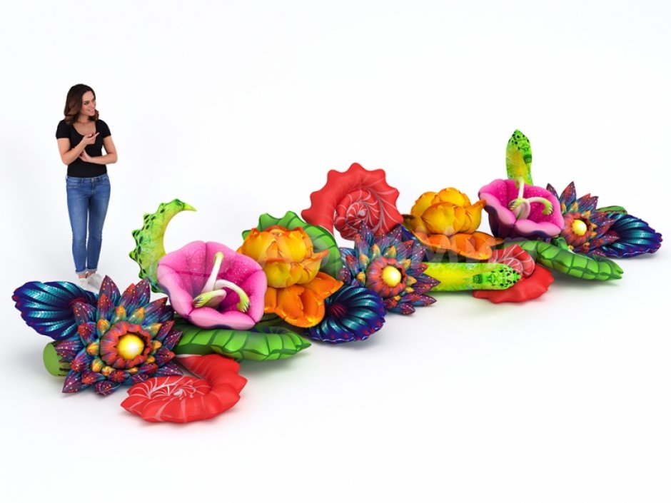 Фэнтези — яркая надувная гирлянда