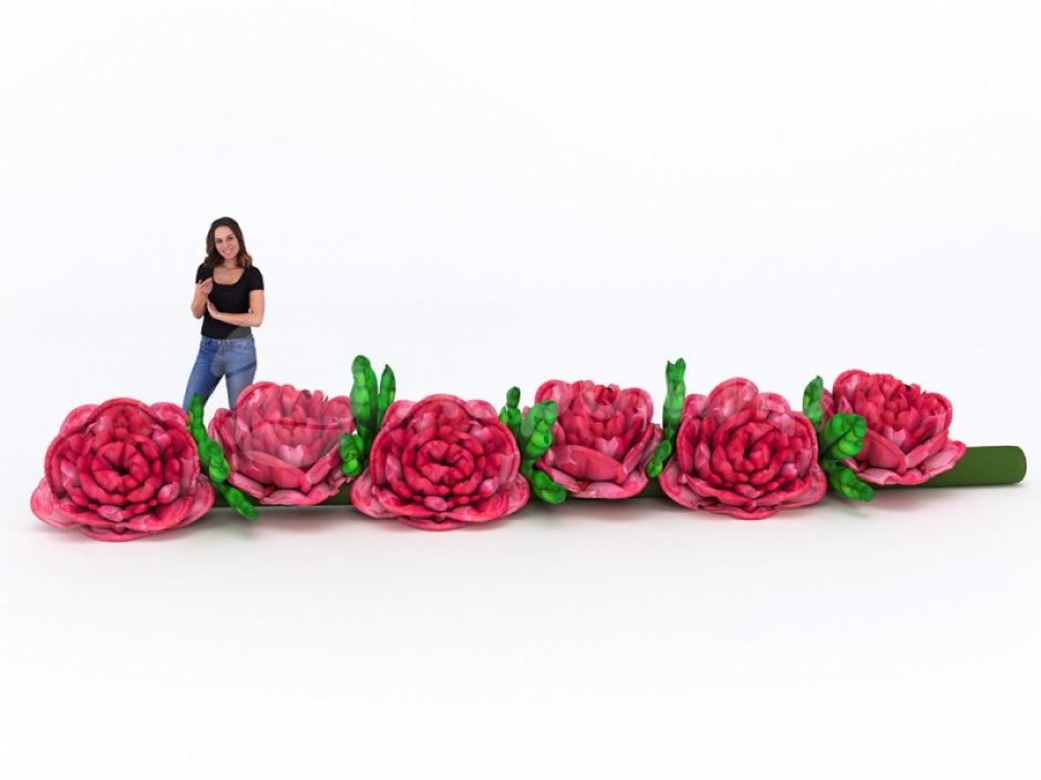 Надувные цветы Пионы