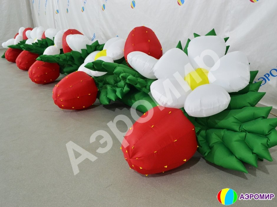 Клубника с раскрытием