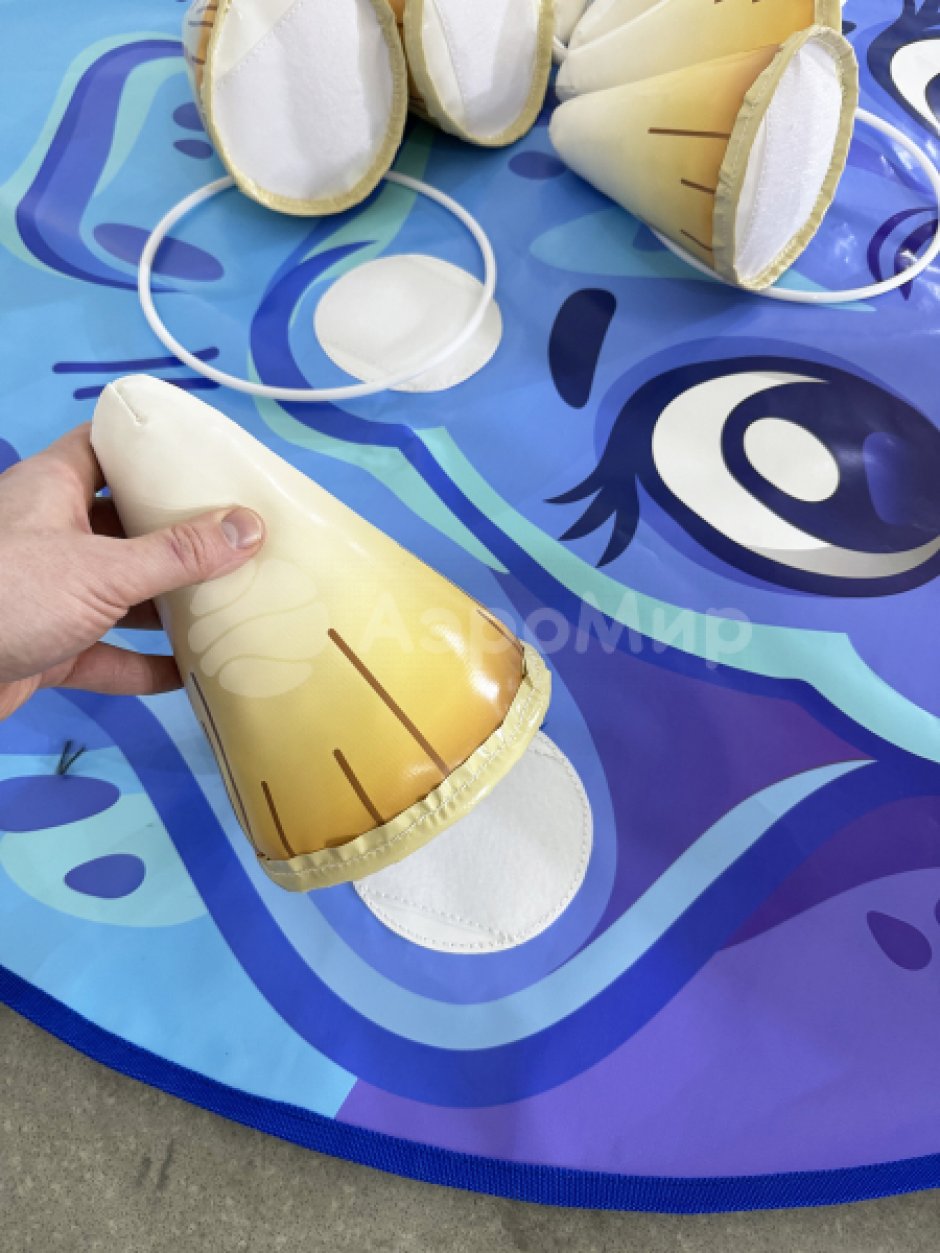 Командный игровой реквизит Напольный кольцеброс для детей