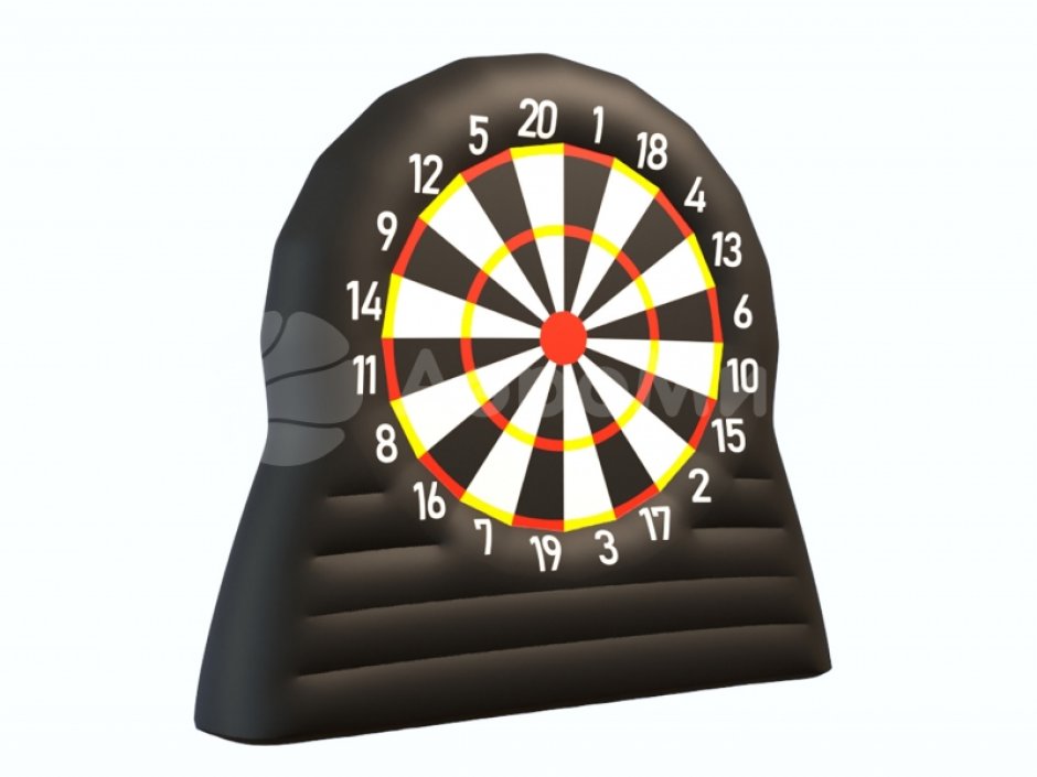 Надувной футбольный дартс на липе