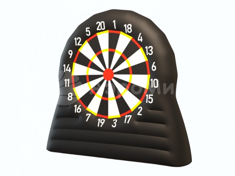 Надувной футбольный дартс на липе