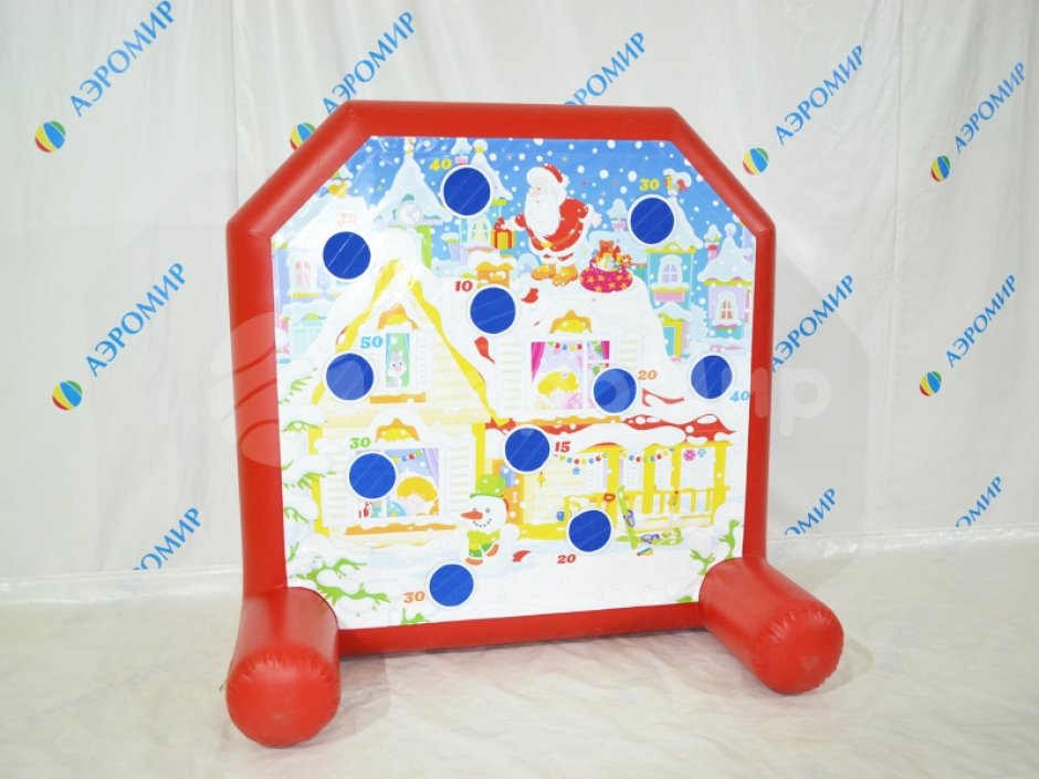 Надувной дартс со сменными баннерами для праздников и мероприятий