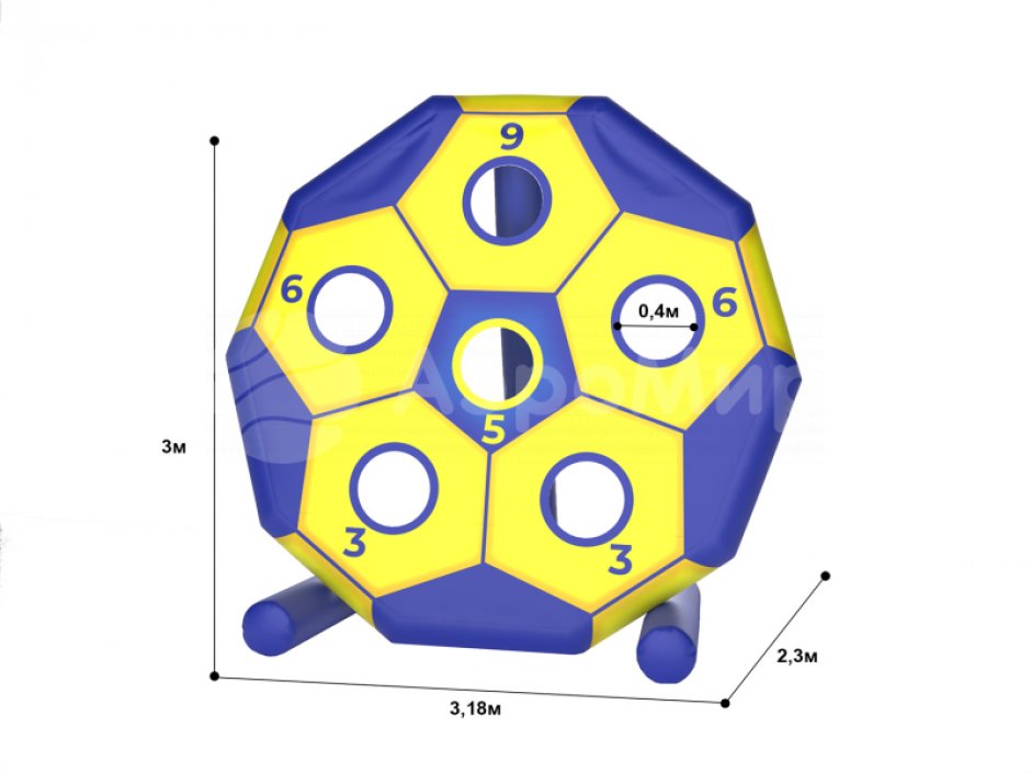 Бей пенальти — игровой футбольный аттракционы на меткость