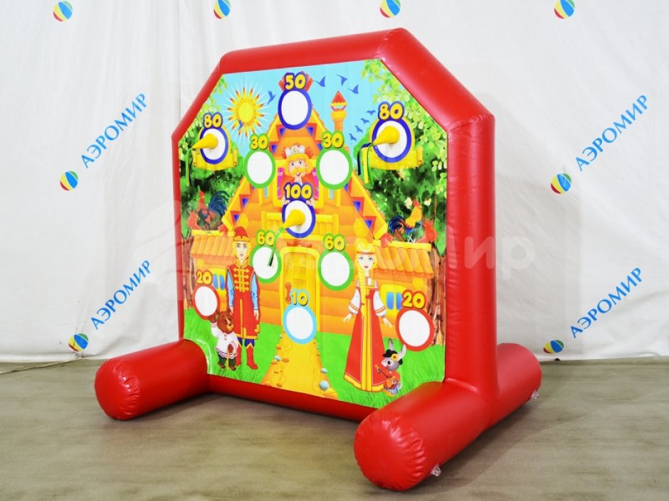 Надувной дартс со сменными баннерами для праздников и мероприятий