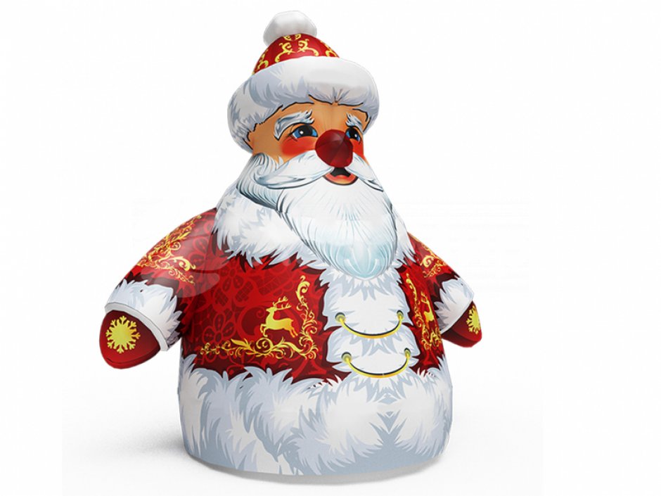 Надувной Дед Мороз Лайт 2.0 для улицы с подсветкой