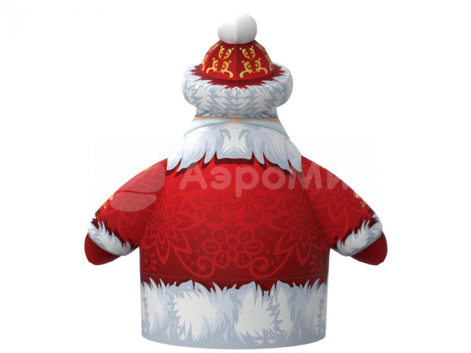 Надувной Дед Мороз Лайт 2.0 для улицы с подсветкой