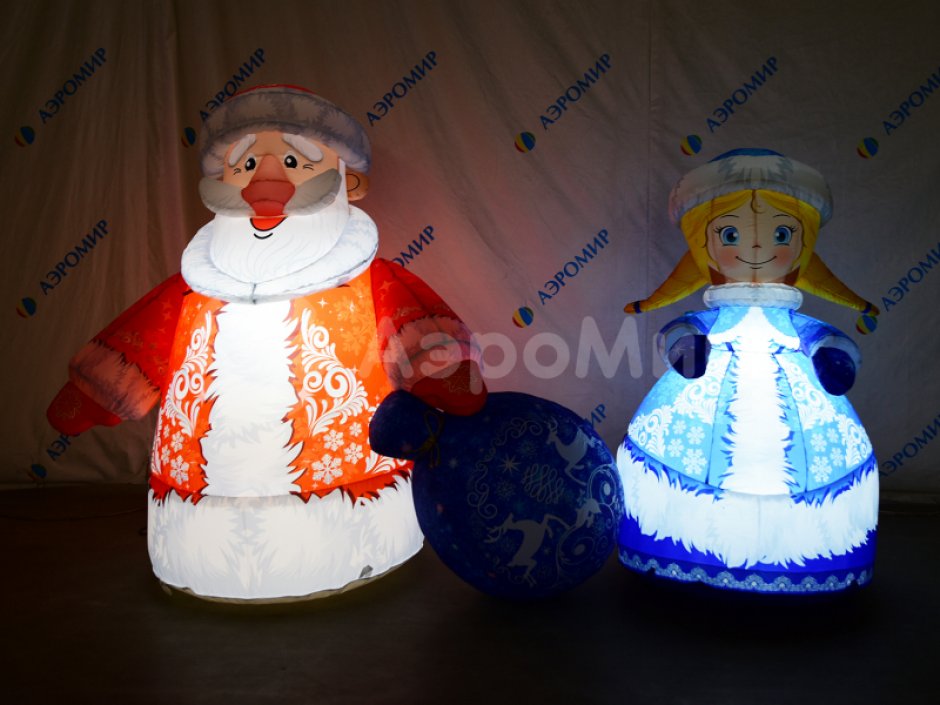 Комплект трио «Дед Мороз, Снегурочка, Снеговик» серии Стандарт 2.0