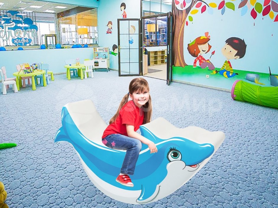 Мягкая фигура-кресло «Дельфин»