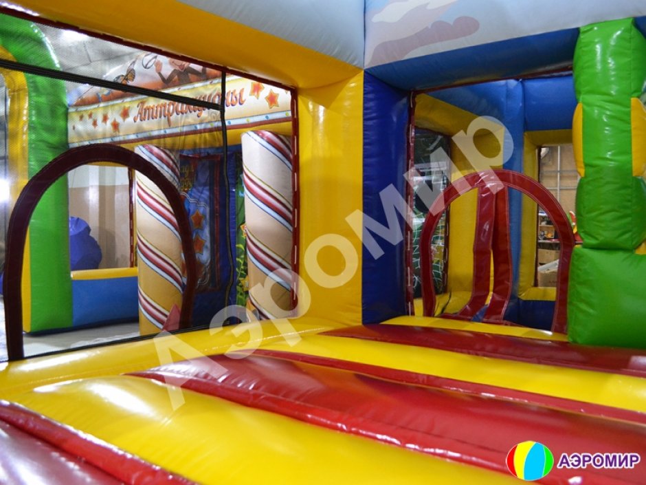 Надувной игровой комплекс «Радуга» — центр развлечения детей для бизнеса