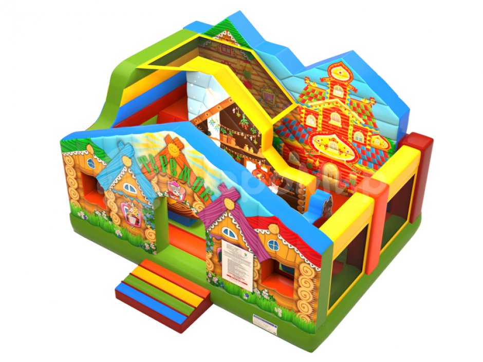 Надувной батут Теремок — небольшой коммерческий аттракцион на 27 м²