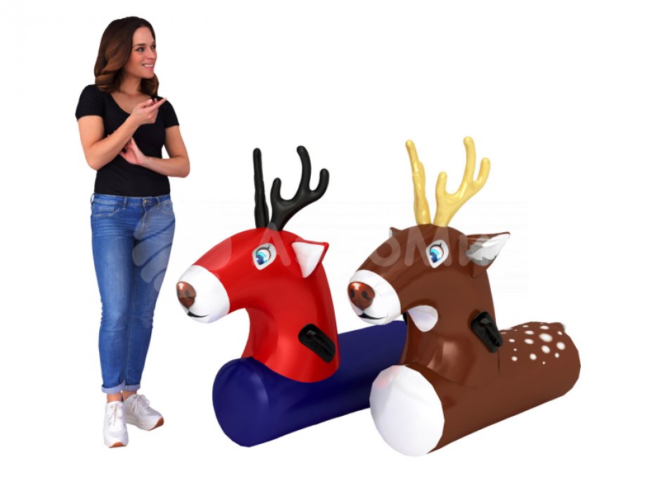 Командный реквизит Оленьи бега — для скачек и забегов, эстафет и развлечений