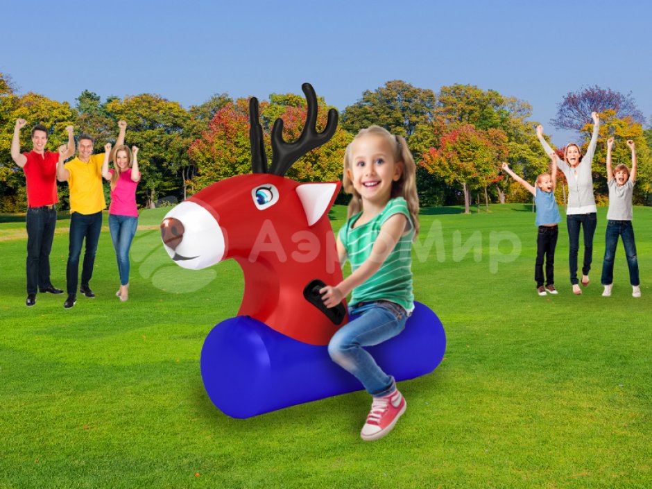 Командный реквизит Оленьи бега — для скачек и забегов, эстафет и развлечений