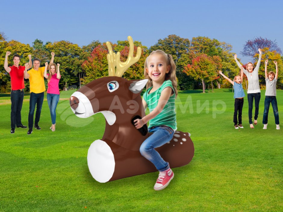 Командный реквизит Оленьи бега — для скачек и забегов, эстафет и развлечений