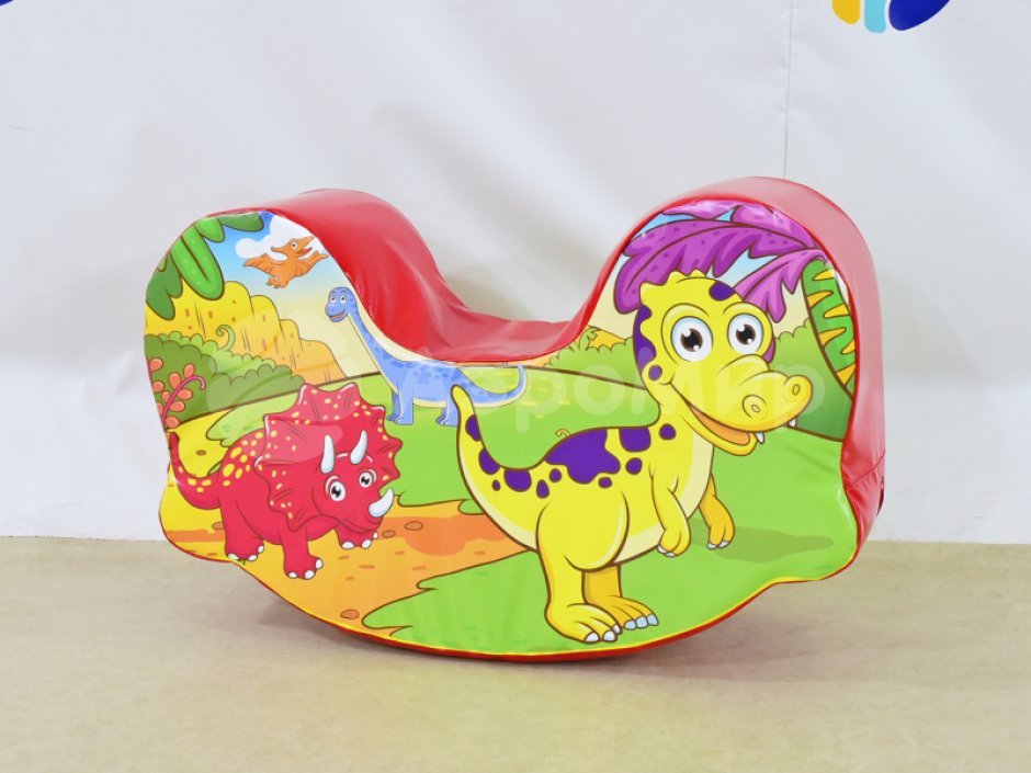 Мягкая Дино качалка