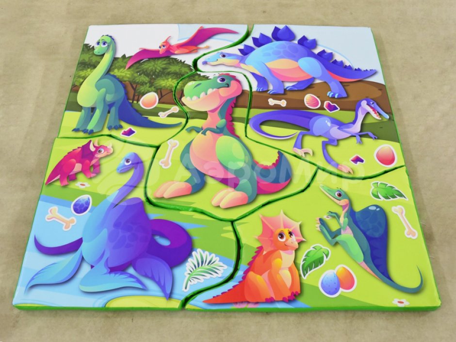 Мягкий коврик Динопазл
