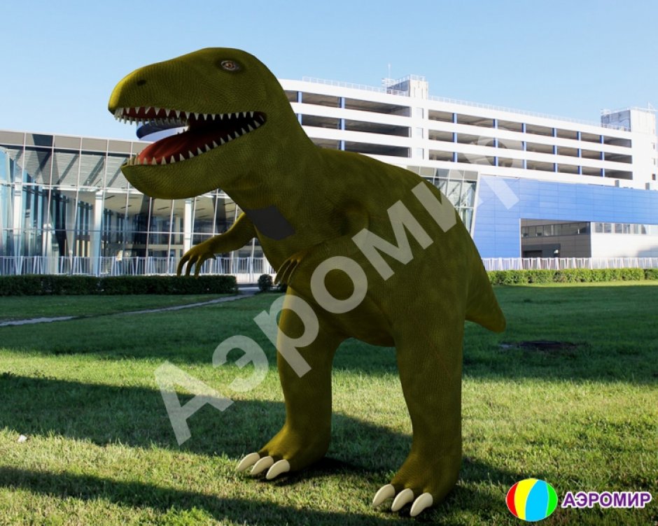 Надувной костюм динозавра