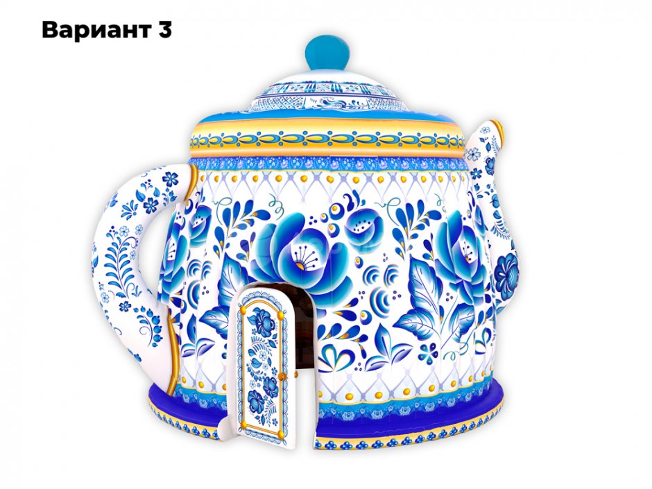 Чайник-дом варианты