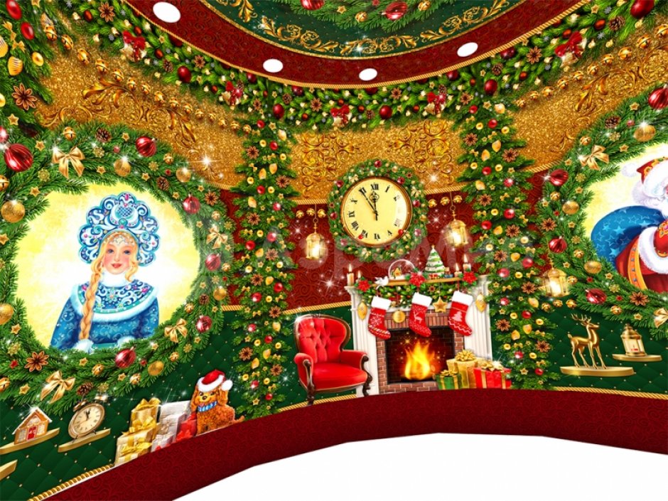 Колокольчик дом — новогодняя надувная конструкция с фото зоной внутри