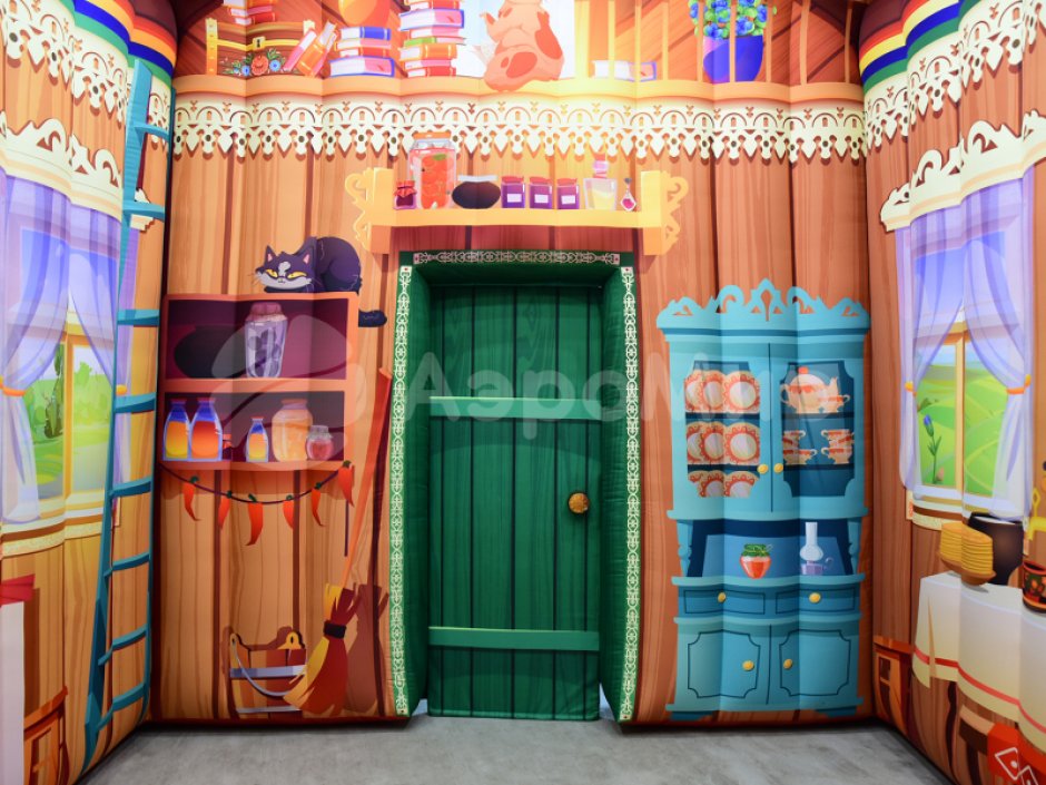 Надувная изба — для тематических праздников и гуляний