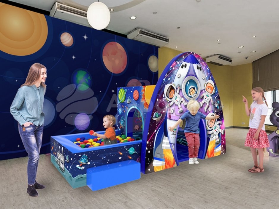 Космодом — мягкий игровой домик с сухим бассейном