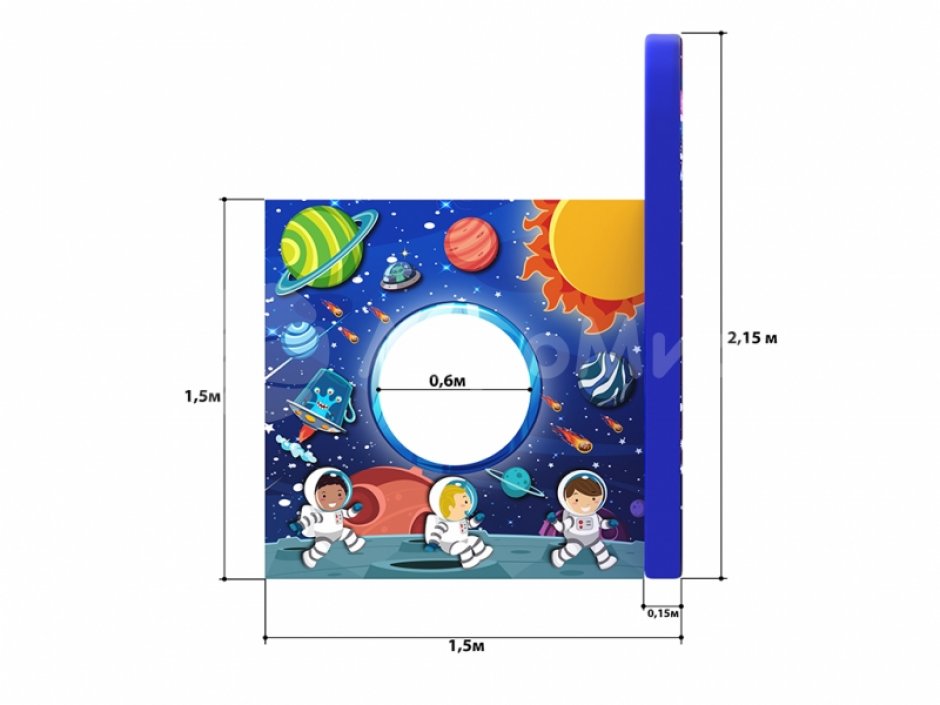 Космодом — мягкий игровой домик с сухим бассейном