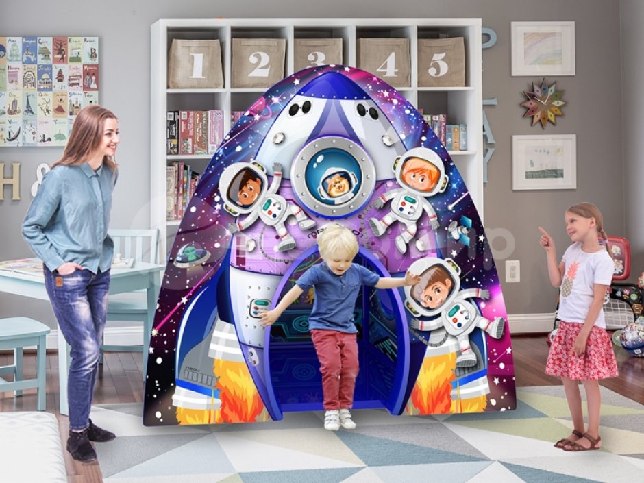 Космодом — мягкий игровой домик с сухим бассейном