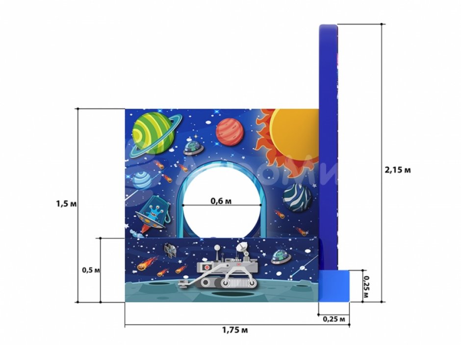 Космодом — мягкий игровой домик с сухим бассейном