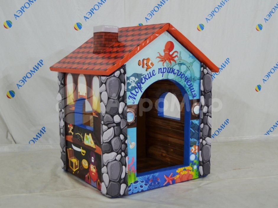 Игровой мягкий домик — модульный конструктор и готовый игровой набор