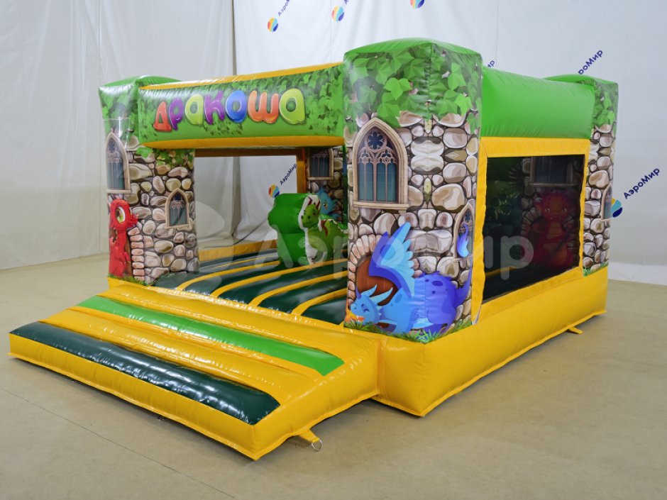Надувной батут Дракоша — коммерческий батут ~9 м²