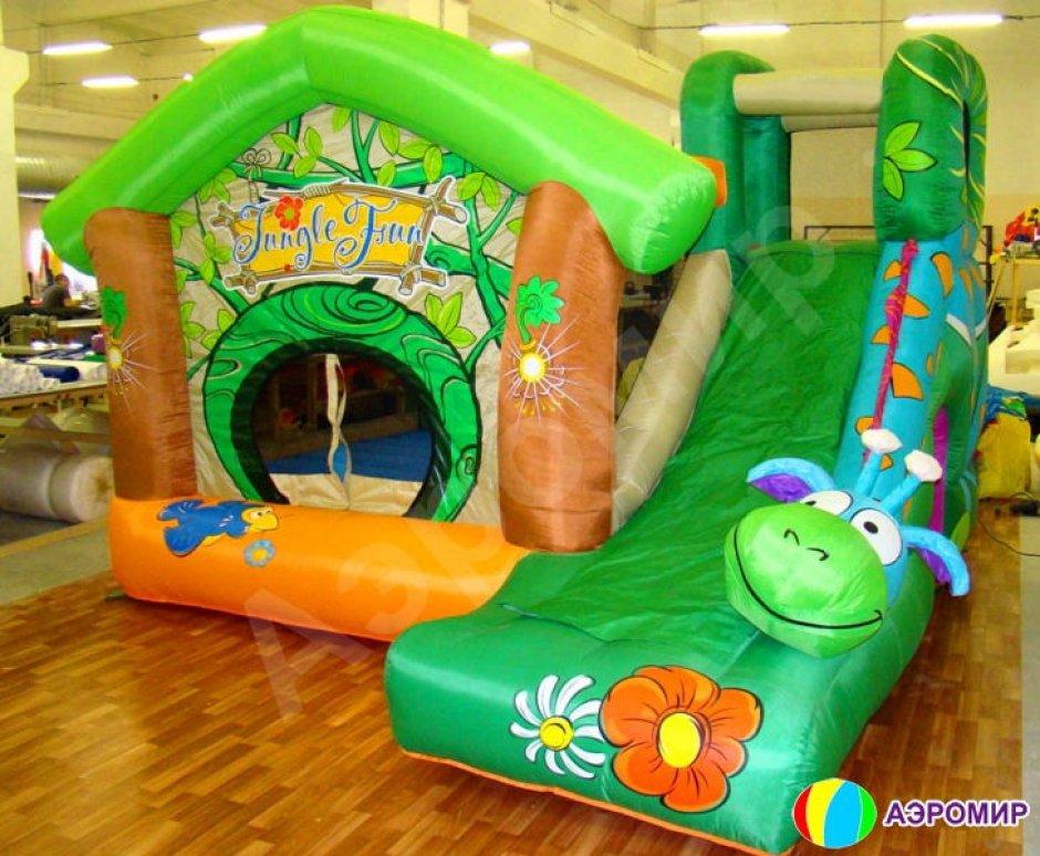 Батут Весёлый жирафик в аренду
