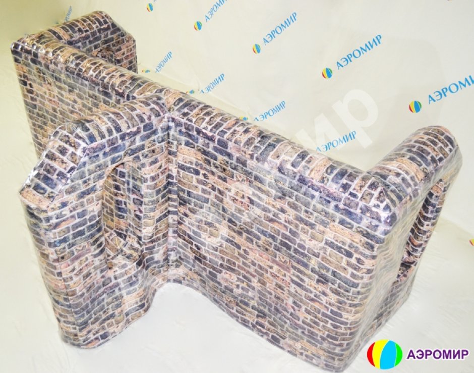 Надувная тактическая фигура Крепость (Fortress) для игры в пейнтбол, нёрф, лазертаг и арчеритаг