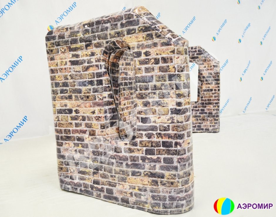 Надувная тактическая фигура Крепость (Fortress) для игры в пейнтбол, нёрф, лазертаг и арчеритаг