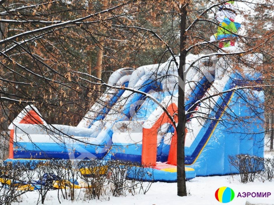 Надувная горка для тюбинга