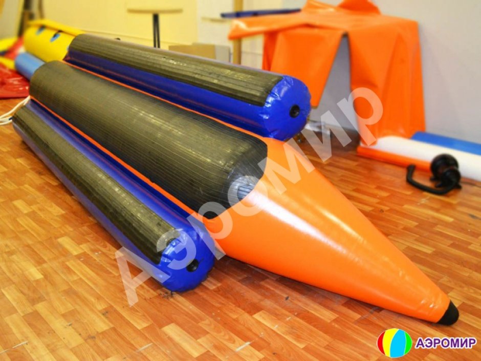 Банан надувной зимний — аттракцион банан-сани на 3, 4 или 5 мест