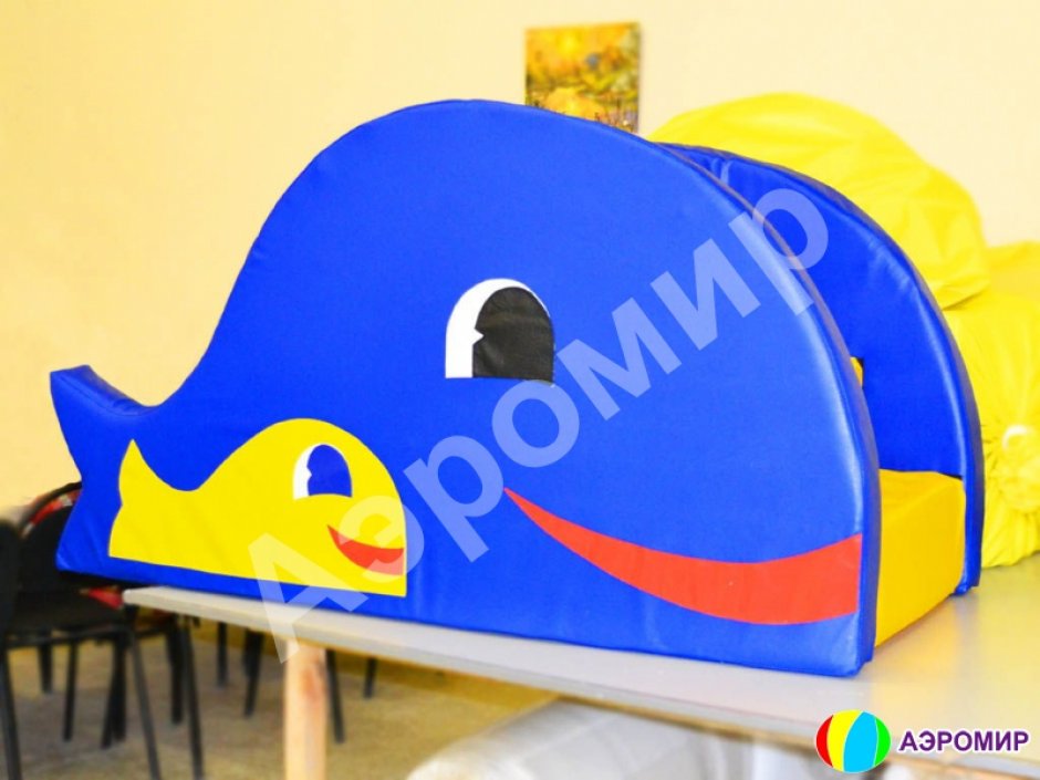 Модульная горка Кит для сухого бассейна