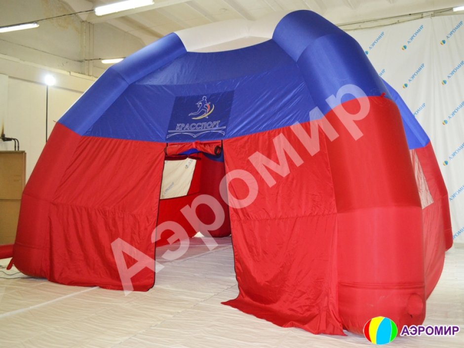 Надувные палатки — пневмокаркасные палатки