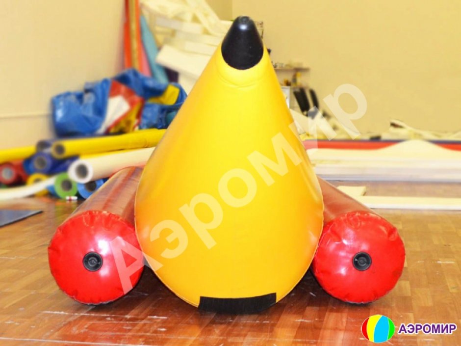 Банан надувной зимний — аттракцион банан-сани на 3, 4 или 5 мест