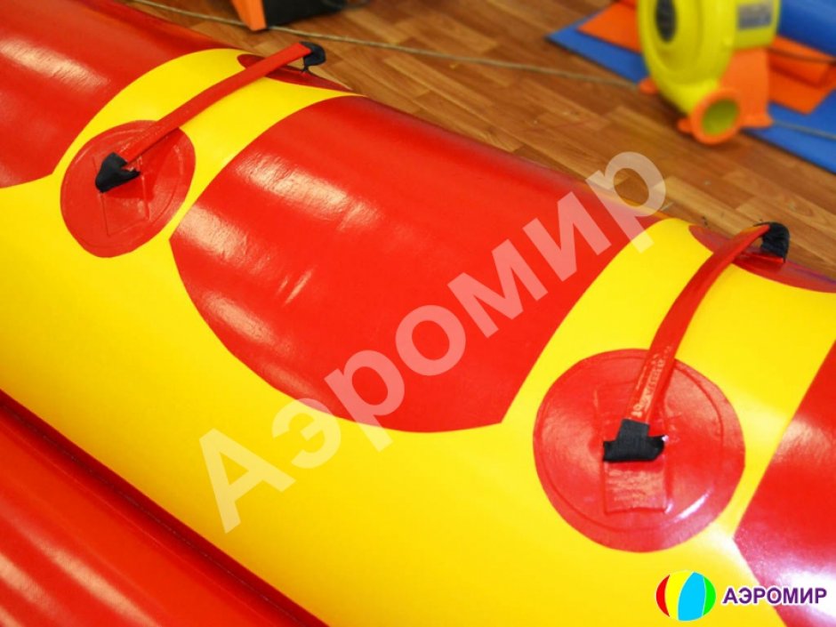 Банан надувной зимний — аттракцион банан-сани на 3, 4 или 5 мест