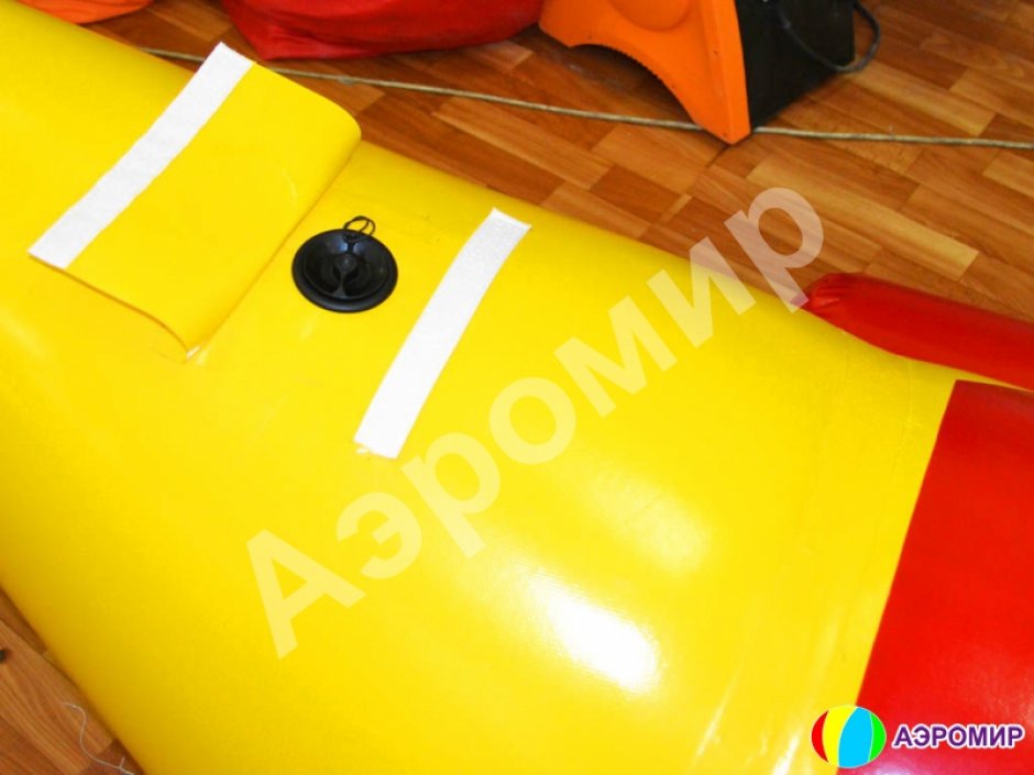 Банан надувной зимний — аттракцион банан-сани на 3, 4 или 5 мест