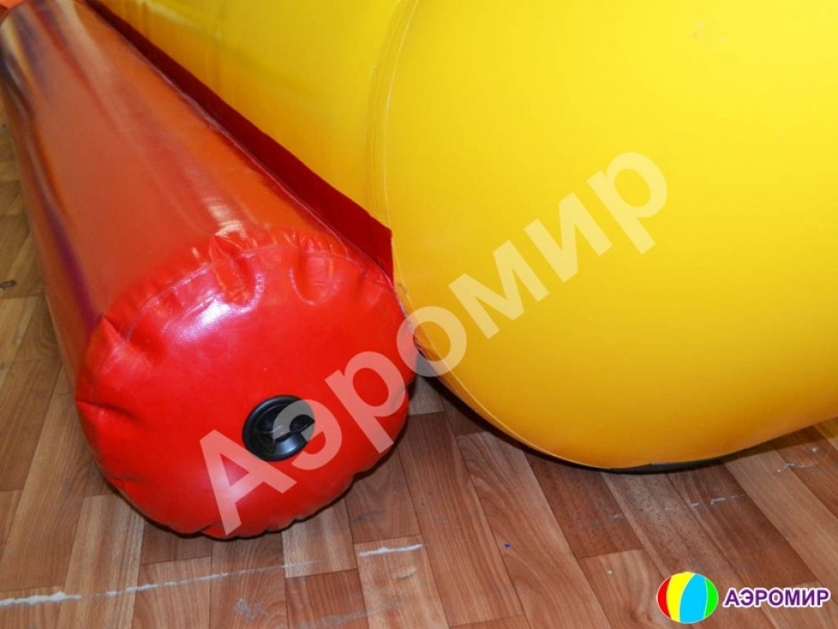 Банан надувной зимний — аттракцион банан-сани на 3, 4 или 5 мест