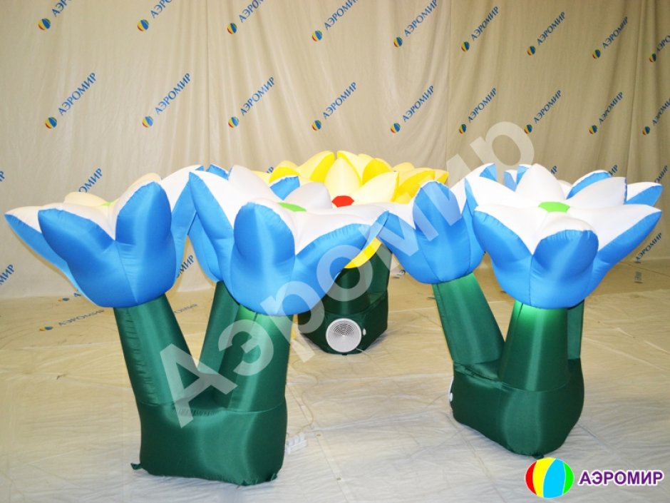 Надувные деревья, цветы, облака, звезды для декора, театров, выставок и рекламы