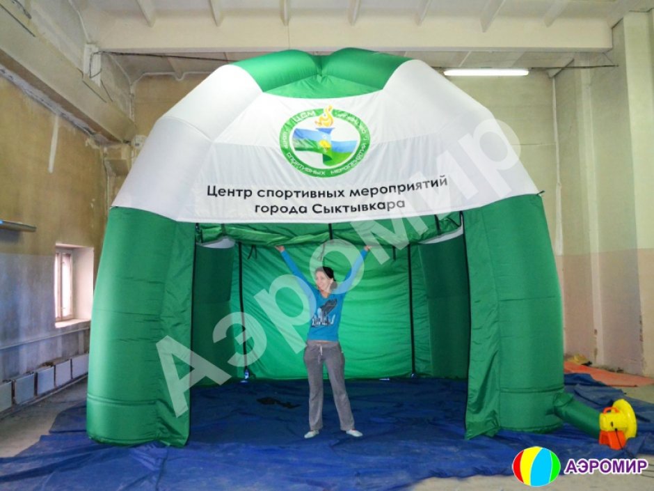 Надувные палатки — пневмокаркасные палатки
