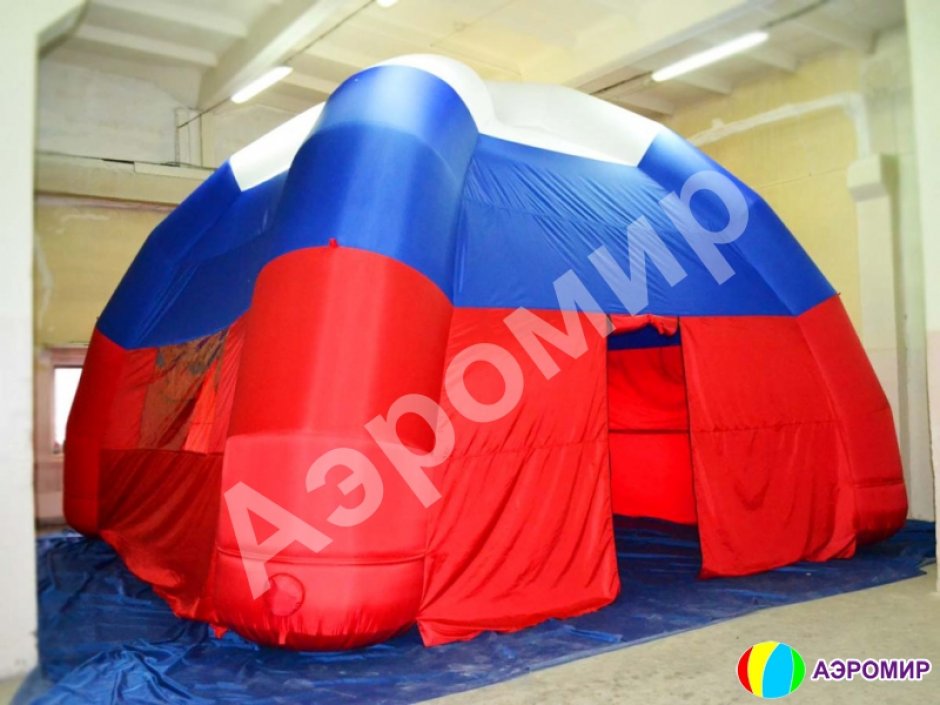 Надувные палатки — пневмокаркасные палатки