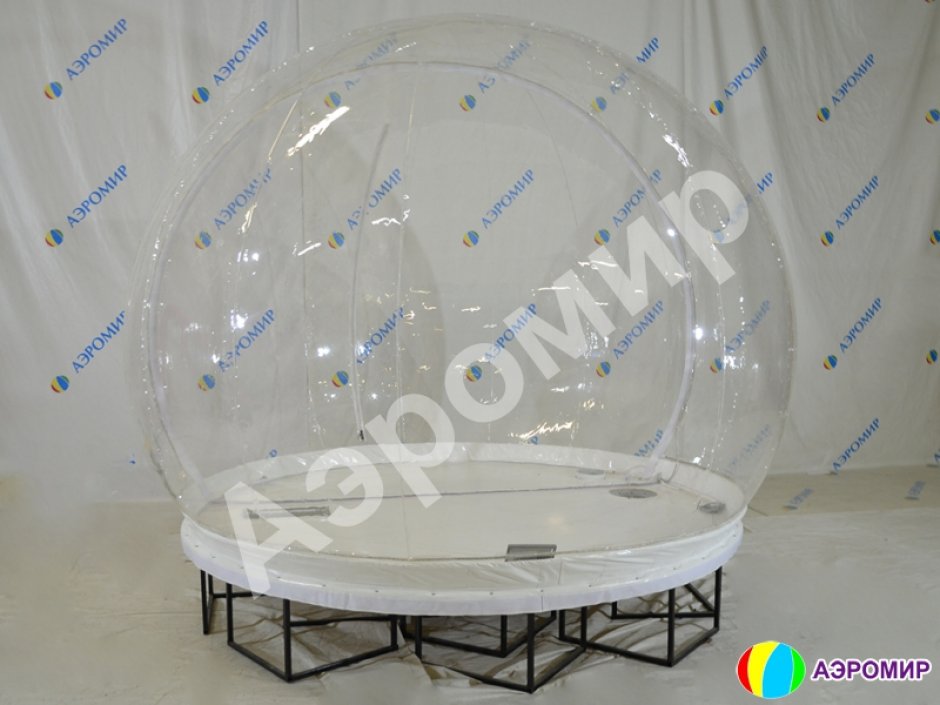 Надувная рекламная полусфера