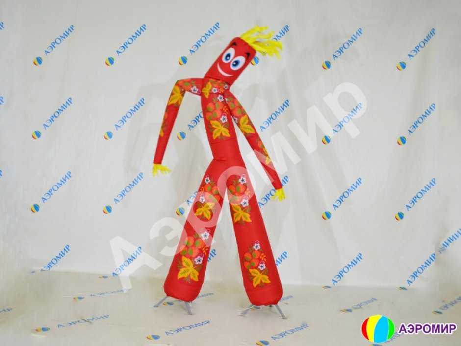 Аэромен Хохлома — яркий орнамент, на одной или двух ногах