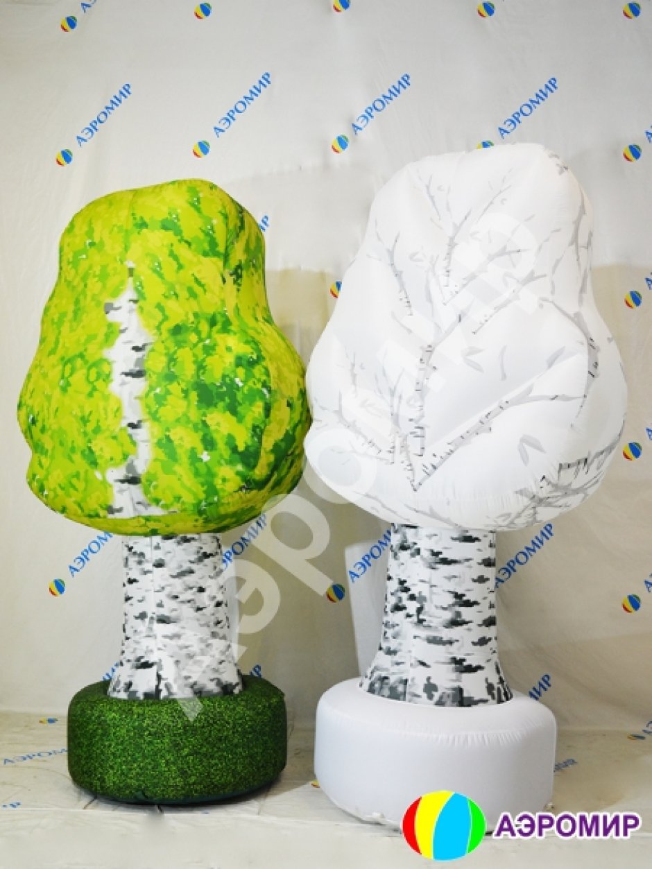 Надувные деревья, цветы, облака, звезды для декора, театров, выставок и рекламы