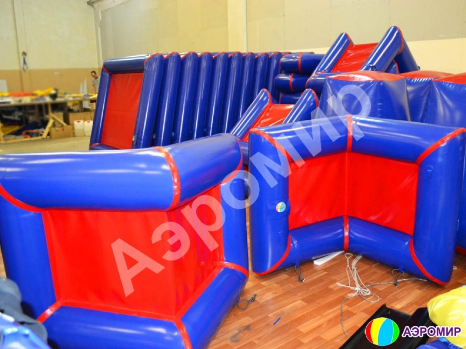 Надувная тактическая фигура Угол (Corner) для игры в пейнтбол, нёрф, лазертаг и арчеритаг